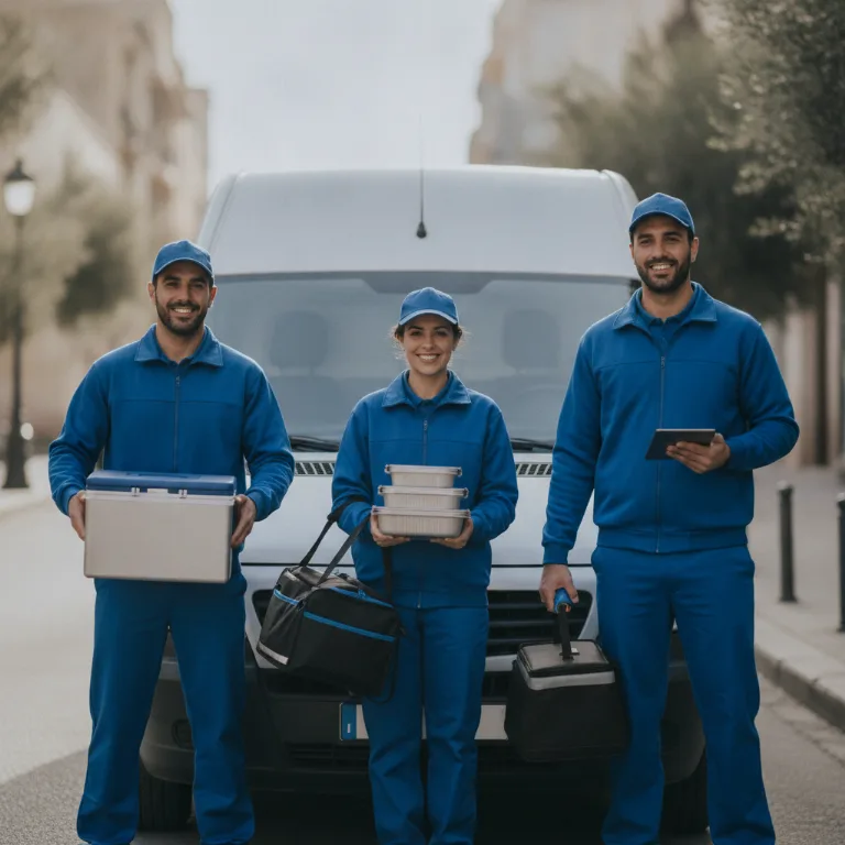 Entrega de Comidas equipo en Las Palmas de Gran Canaria
